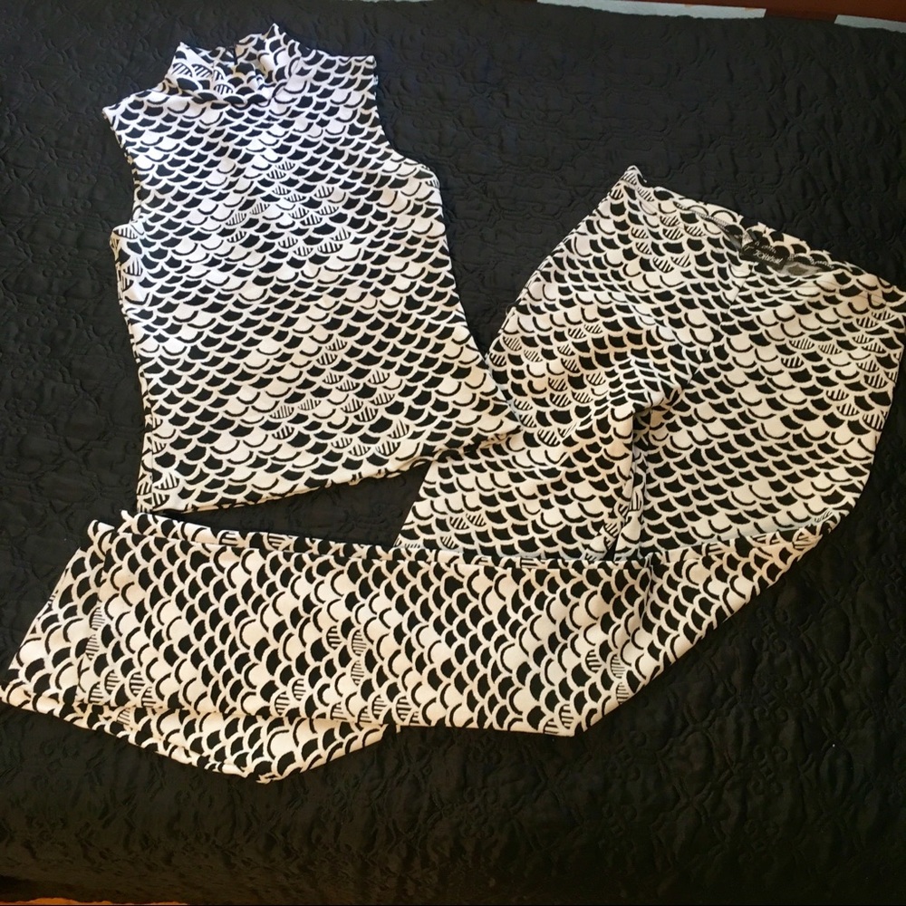 Vintage Betsey Johnson sexy stretch pants and top